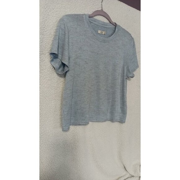 Ugg Women's Short Sleeve Robins Egg Blue TShirt Top Size Small Tee Multi Color - Picture 10 of 14